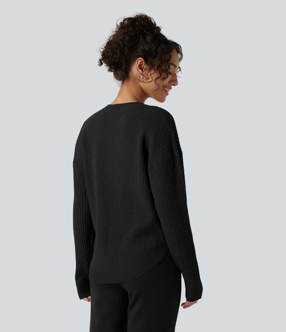 Noventra Viora™ Curved-Hem Sweater